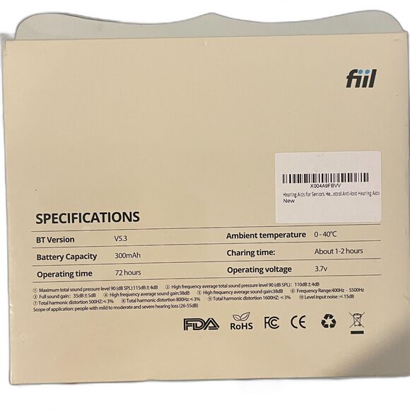 Fiil Digital Hearing Amplifier - Hear the World Again - SEALED - Picture 3 of 7